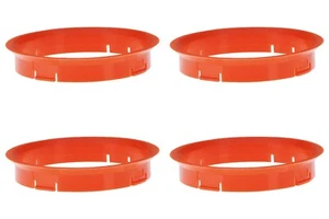 4 Zentrierringe 72,5 mm - 69,1 mm / R-System / Farbe - Orange - Bild 1 von 8