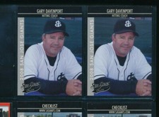 Lot (2) 2008 Grandstand #12 Gary Davenport San Jose Giants Coach (BZ65) SWSW6 