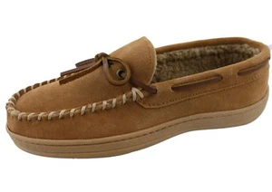 CLARKS MEN RUDY MOCCASIN WINTER SLIPPERS - Picture 1 of 19