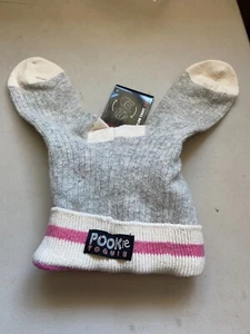 Pook Pookie Toquie Kind Baby Mütze rosa Socken Material - Bild 1 von 3