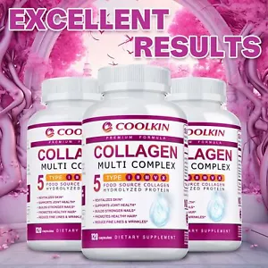 Collagen 1000mg - Types I,II,III,V,X, Anti-Aging, Healthy Hair, Skin & Nails - Picture 1 of 11