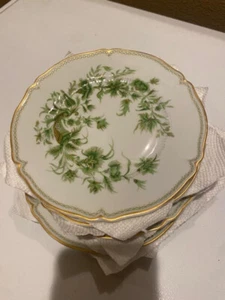 Havilnd Limoges A La Corne 4 bread Plates very nice - Picture 1 of 4