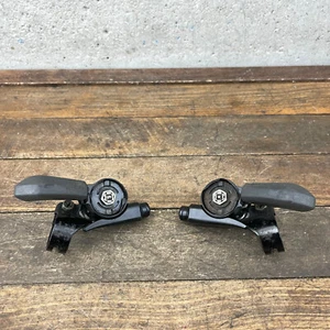 Vintage Shimano SL-MS40 Shifter Set Thumb Shift 6s MTB 80s Triple SIS PARTS - Picture 1 of 12