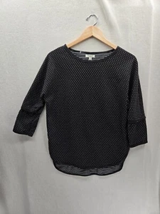 Neu mit Etikett Max Studio 88 $ High Low schwarz Tunika Bluse Top Größe XS - Bild 1 von 9