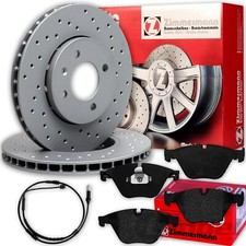 Zimmermann SPORT BRAKE DISCS 348 mm + front pads suitable for BMW 5 Series F10 F11
