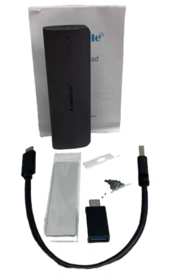 10Gbps M.2 NVMe SSD Enclosure USB 3.1 Gen 2 to NVMe PCI-E M.2 SSD External Case - Image 1 of 4