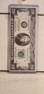 1981A Series G 20 Dollar Bill Misaligned - Picture 1 of 2