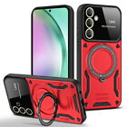 Magnet Armor Case For Samsung Galaxy A55 A35 A25 A54 S23 S24 Magsafe Stand Cover