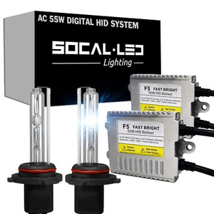 SOCAL-LED 55W H1 HID Kit High Power Digital Ballast Headlight Upgrade 3K-12K - Picture 1 of 8