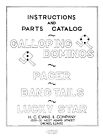 H.C. Evans Galloping Dominos Instruction & Parts Catalog  24page (1941)