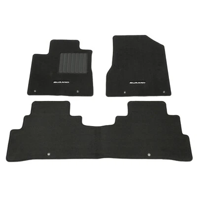 Juego de alfombrillas moca grafito alfombradas Nissan Murano 2015-2018 originales OEM Foto 1 de 3