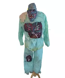 Maschera Costume Halloween Zombie Doctor Bloody Spaventoso, Mondo Divertente # 5957, Youth Med - Foto 1 di 22