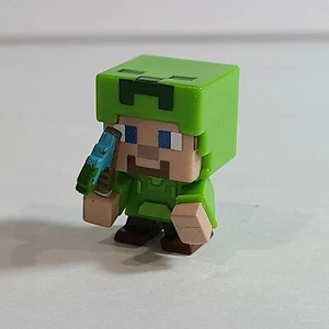 Minecraft Mini-Figuras Espeluznante Serie 9 1" Steve con Sudadera con Capucha Creeper Figura Mojang - Imagen 1 de 3