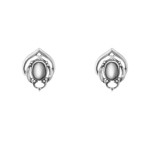 Georg Jensen Silver Ear Clips - Heritage 2016 - Picture 1 of 1