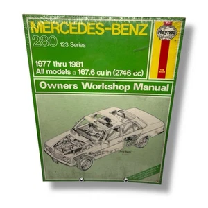 (NEW!) Haynes MERCEDES-BENZ 280 123 Series, OWNERS WORKSHOP MANUAL 1977-1981 - Picture 1 of 7