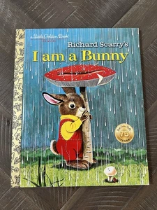 1991 Little Golden Book Classic Richard Scarry's I am a Bunny - Picture 1 of 8