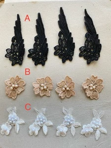 12 Pieces Grab Bag Embroidered Appliques/Patches for Sewing/Lingerie/Crafts - Picture 1 of 18