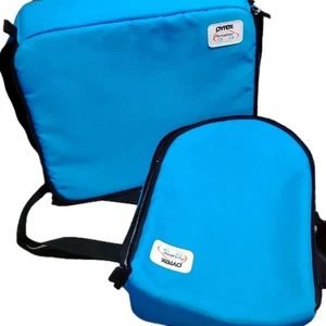 Pyrex Portables Insulated Carrying Bags Only/ Travel Cases Blue Lg  & Med Size - Picture 1 of 8