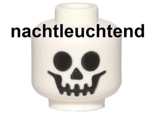 LEGO Monster Fighters 1 Skelett Kopf NACHTLEUCHTEND Skull 3626cpb0001 6006241  - Bild 1 von 1