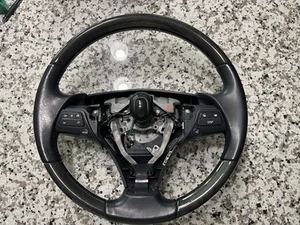 2008-2011 LEXUS GS300 GS350 GS430 GS450H STEERING WHEEL ASSEMBLY OEM BLACK WOOD  - Picture 1 of 13
