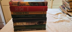 8 Vintage Edgar Rice Burroughs Hardcover Books Book Club John Carter - Bild 1 von 12