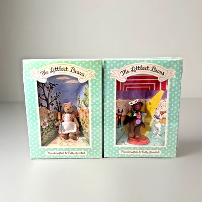 Gund The Littlest Bears  NEW In Box 7005 Clown and 7001 Mother 1994 Lot of 2 - Image 1 of 4