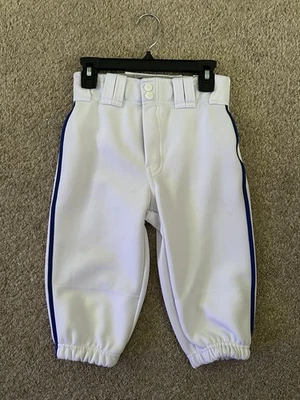 Bragas Easton para niños con rayas azules laterales talla juvenil mediana Foto 1 de 4