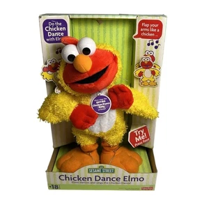 Vintage 2001 Fisher Price Hühnertanz Elmo Sesamstraße Spielzeug - Bild 1 von 7