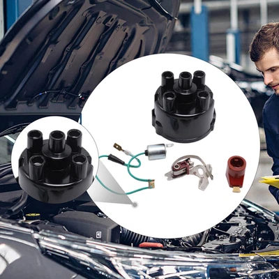 Distributor Cap and Rotor Set Points Spare Part Stainless Steel Maintenance Easy - Image 1 of 4
