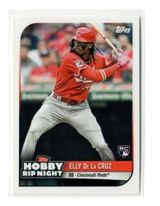 ELLY DE LA CRUZ 2024 Topps Hobby Rip Night#4 ROOKIE CARD Cincinnati REDS RC - Foto 1 di 1