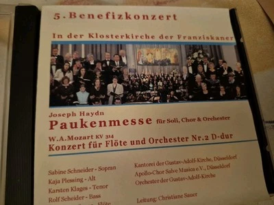 Haydn / Mozart  - Benefizkonzert/Paukenmesse (CD Album) - Bild 1 von 3