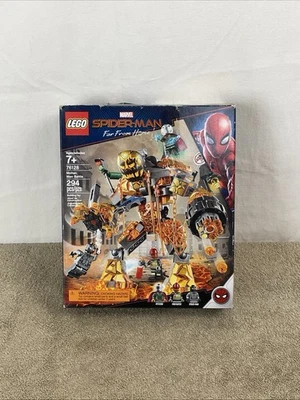Lego Marvel Spiderman Far From Home Molten Man Battle Model 76128 Open Box - Image 1 of 4