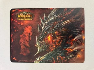 World of Warcraft Cataclysm Collectors Edition DEATHWING Mouse Pad 10.5 x 8 NEW - Afbeelding 1 van 2