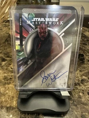 Sam Witwer as Darth Maul 2022 Topps Star Wars Masterwork Auto #MWA-SW - Image 1 of 2