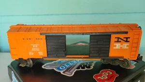 Lionel O Gauge New Haven NH Open Boxcar Train Postwar Orange - Picture 1 of 7