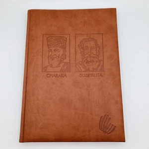 Castelli Italian Leather Journal Sushruta Charaka Ayurveda Wandering Physicians - Picture 1 of 19