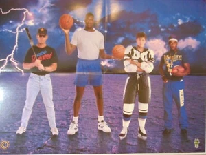 Unused 1992 Classic Four Sport #1 Draft Picks Shaquille O'Neal Rookie Poster - Picture 1 of 10