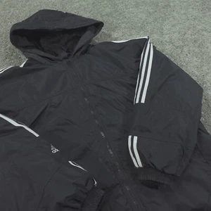 Adidas Jacke Herren Large Full Zip Softshell Wende Oberbekleidung schwarz - Bild 1 von 12