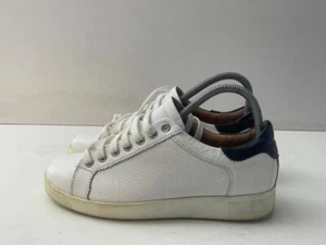 Next Signature Ladies White Faux Leather Lace Up Pumps Trainers UK 5 EU 38 -A103 - Picture 1 of 6