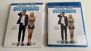 SEALED Overboard (Blu-ray + DVD, 2018, w/Slipcover) Anna Faris - Picture 1 of 2