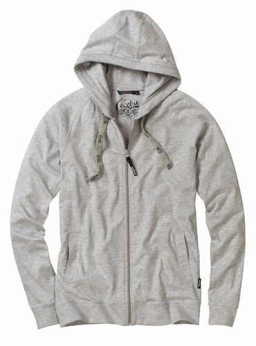 SACAI CECEBA felpa con cappuccio con cerniera giacca sportiva cappuccio tasche grigio