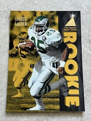 1995 Pinnacle Zenith Edition #Z139 Charlie Garner RC Rookie NFL Philadelphia - Image 1 of 2