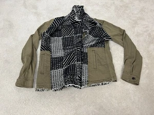 Hei Hei Jacket Womens Small Green Coat Button Boho Anthropologie Ladies - Picture 1 of 19