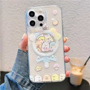 Sumikko Gurashi Magnetic Charging Case Shockproof Cover for iPhone 11-16 Pro Max - Picture 1 of 12