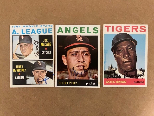 Joe McCabe & J McNertney 1964 AL Rookie Stars Topps Card #564 COA - Image 1 of 1