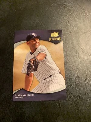 B41a #75 Mariano Rivera New York Yankees 2009 upper deck icons￼ - Image 1 of 2