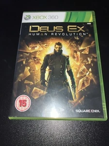 Deus Ex Human Revolution Xbox 360 Game Complete W Manual Very Good Condition PAL - Picture 1 of 6