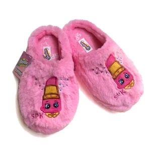 Shopkins Lippy Lips Mädchen Slipper kuschelig bequem warm Clog Haus Schuhgröße 11-12 - Bild 1 von 5