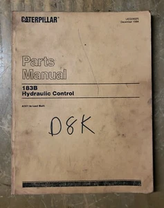 Caterpillar 183B Hydraulic Control Parts Book Manual 1984 1J-3214-M4 - Bild 1 von 6
