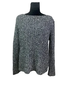 Lauren Ralph Lauren Silk & Linen Chunky Knit Pullover Sweater Size L - Picture 1 of 13